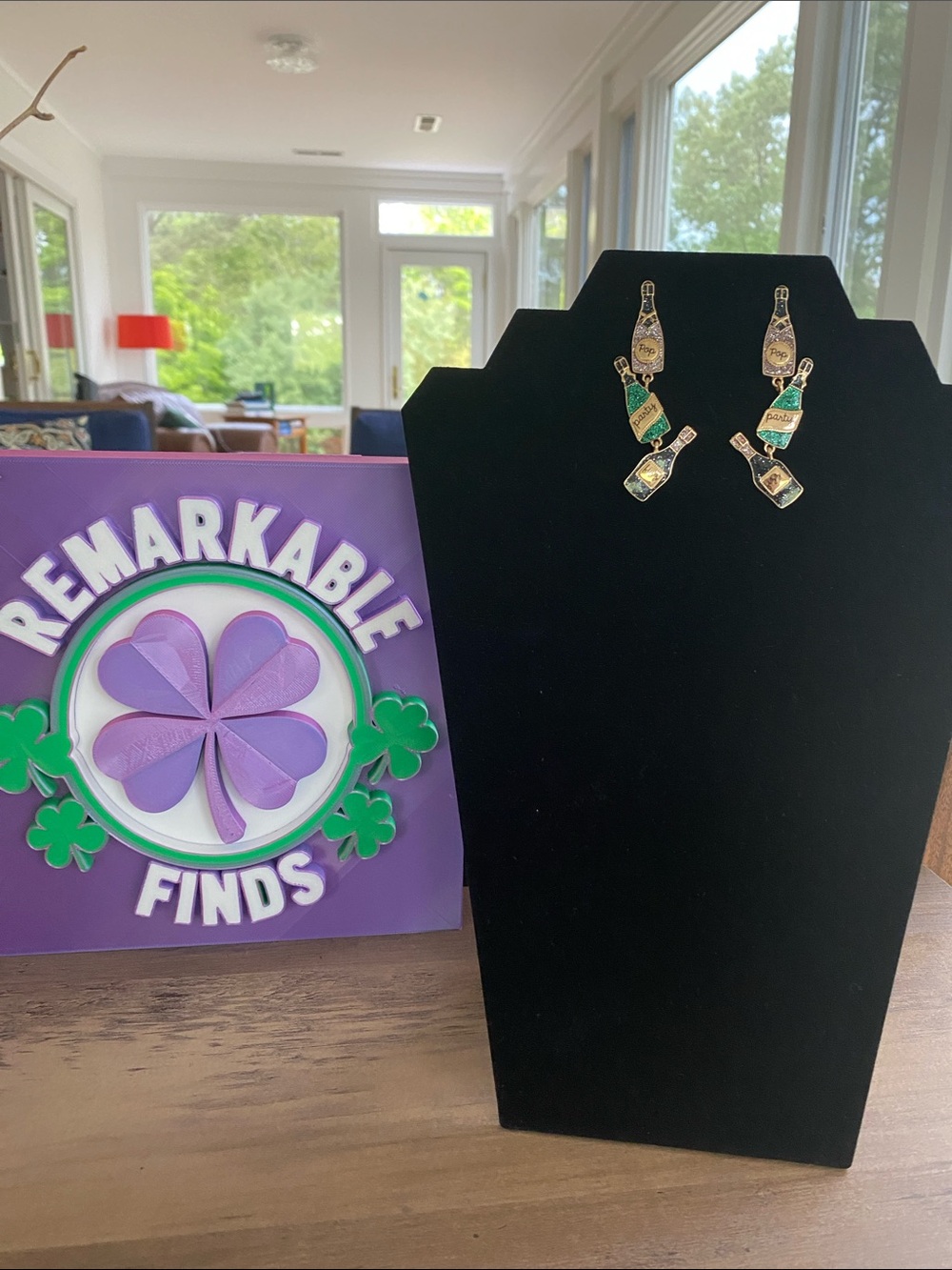 Sugarfix by Baublebar Champagne Bottle Earrings
